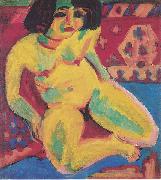 Ernst Ludwig Kirchner Frauenakt (Dodo) oil on canvas